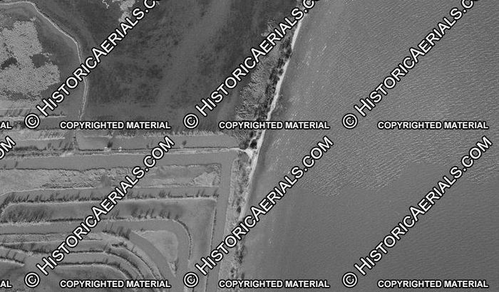 Enrico Fermi Nuclear Generating Station - 1955 Aerial Lagoona Beach